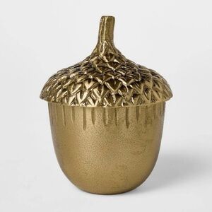NWOT New with tags Cast Metal Acorn Canister - Threshold Studio McGee